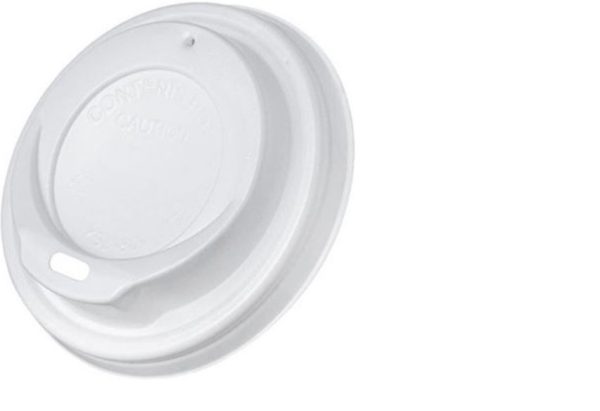 Καπάκι πλαστ WIDE ΛΕΥΚΟ Ηot 67/14-16oz 90mm (κιβ 10x100)