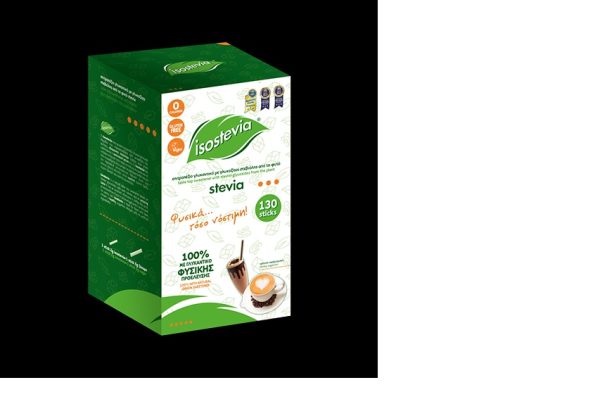 Isostevia Γλυκαντικό με στέβια Sticks 2gr (KIB 130 sticks)